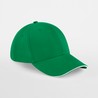 Cap - mod. B20:Kelly Green, 100% cotton, White, One Size